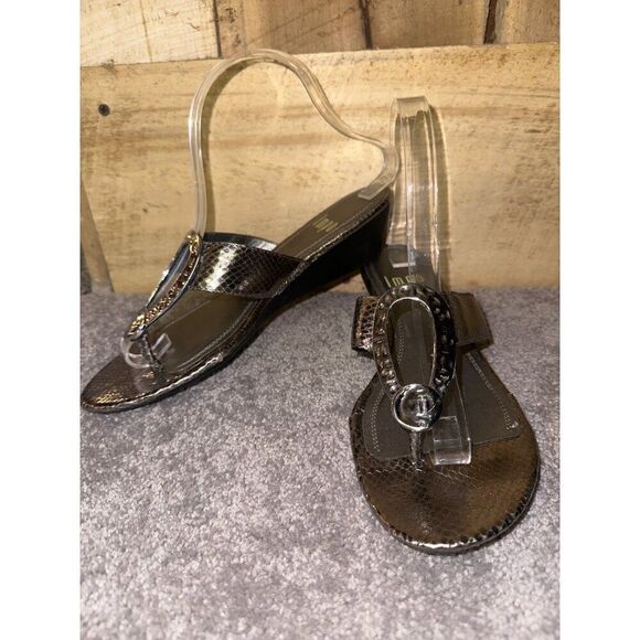 IMP Gadara Silver Sandals  Size 8.5 - Picture 1 of 12